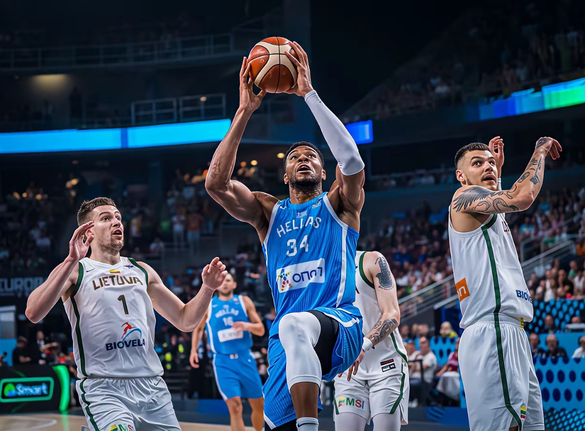 希腊男篮碾压76人，哈里斯打破历史纪录